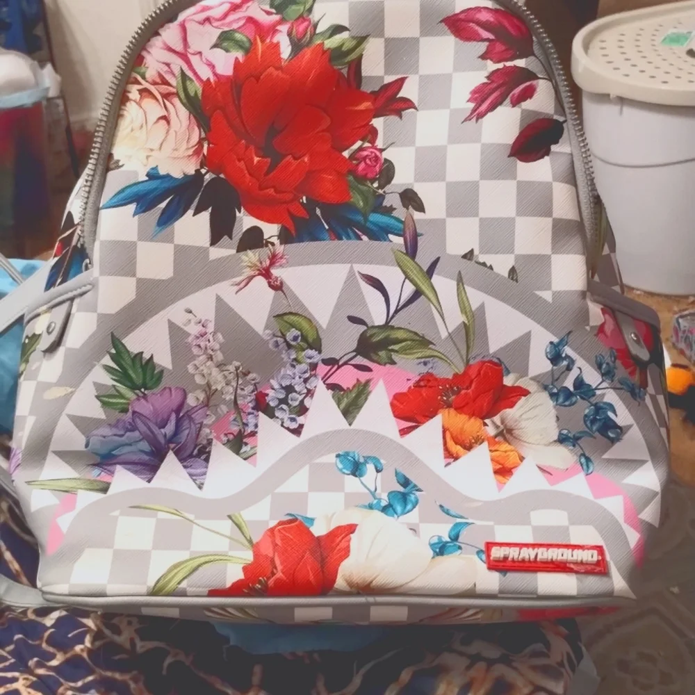 Sprayground | Bags | Flower Backpack Sprayground | Poshmark display picture 3